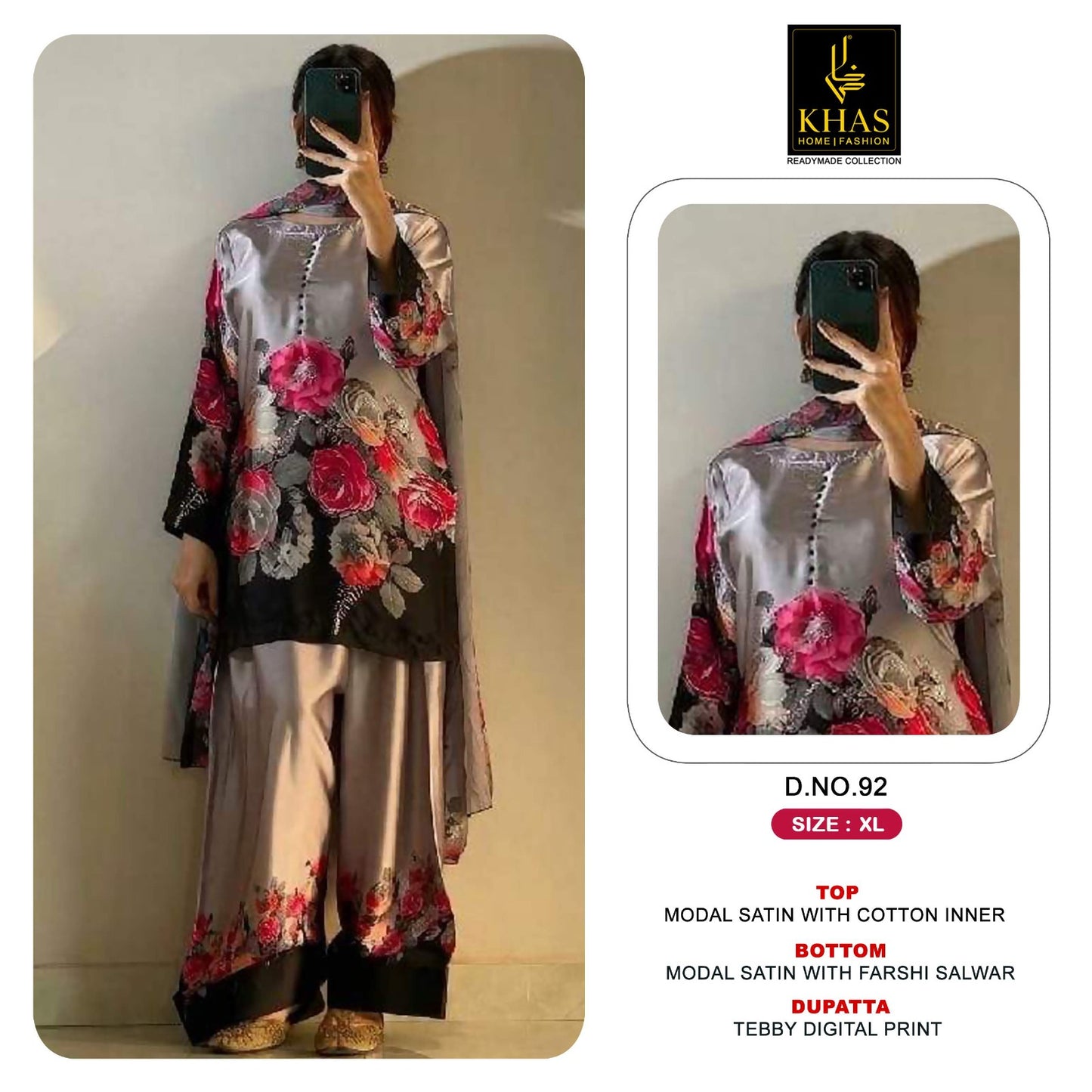 Design 119 To 129 Khas Modal Satin Pakistani Readymade Suits Exporter India