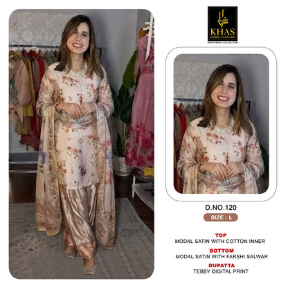 Design 119 To 129 Khas Modal Satin Pakistani Readymade Suits Exporter India