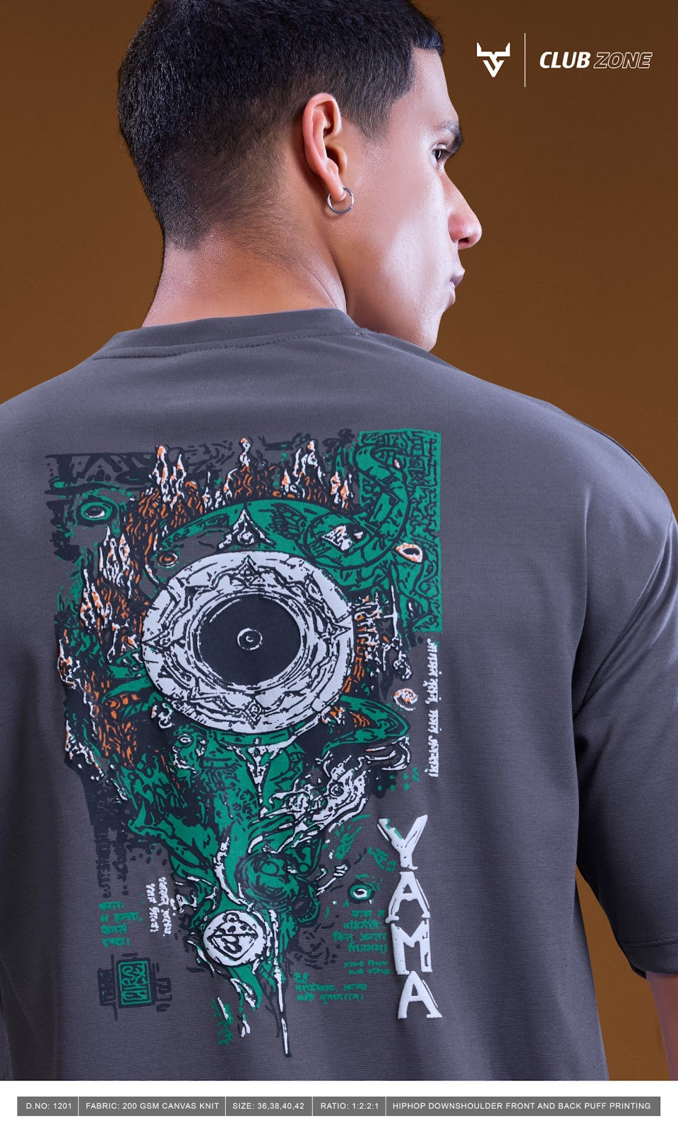 Design 1201 Club Zone Feather Knit Mens Tshirts Wholesaler