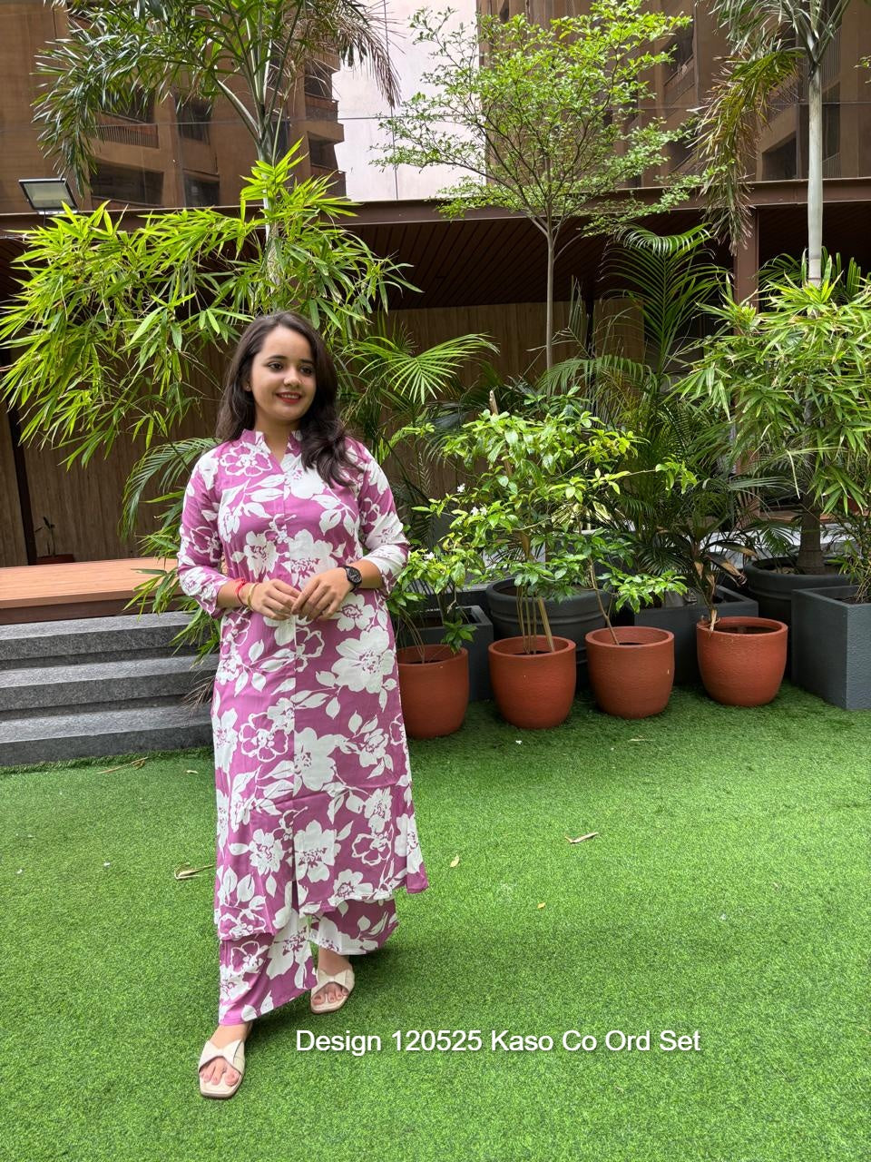 Design 120525 Kaso Rayon Co Ord Set Wholesaler Ahmedabad