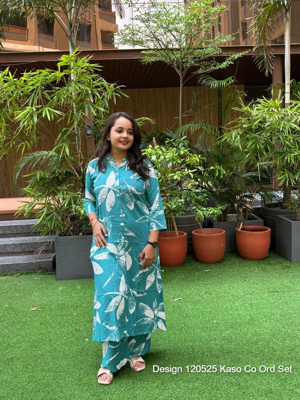 Design 120525 Kaso Rayon Co Ord Set Wholesaler Ahmedabad