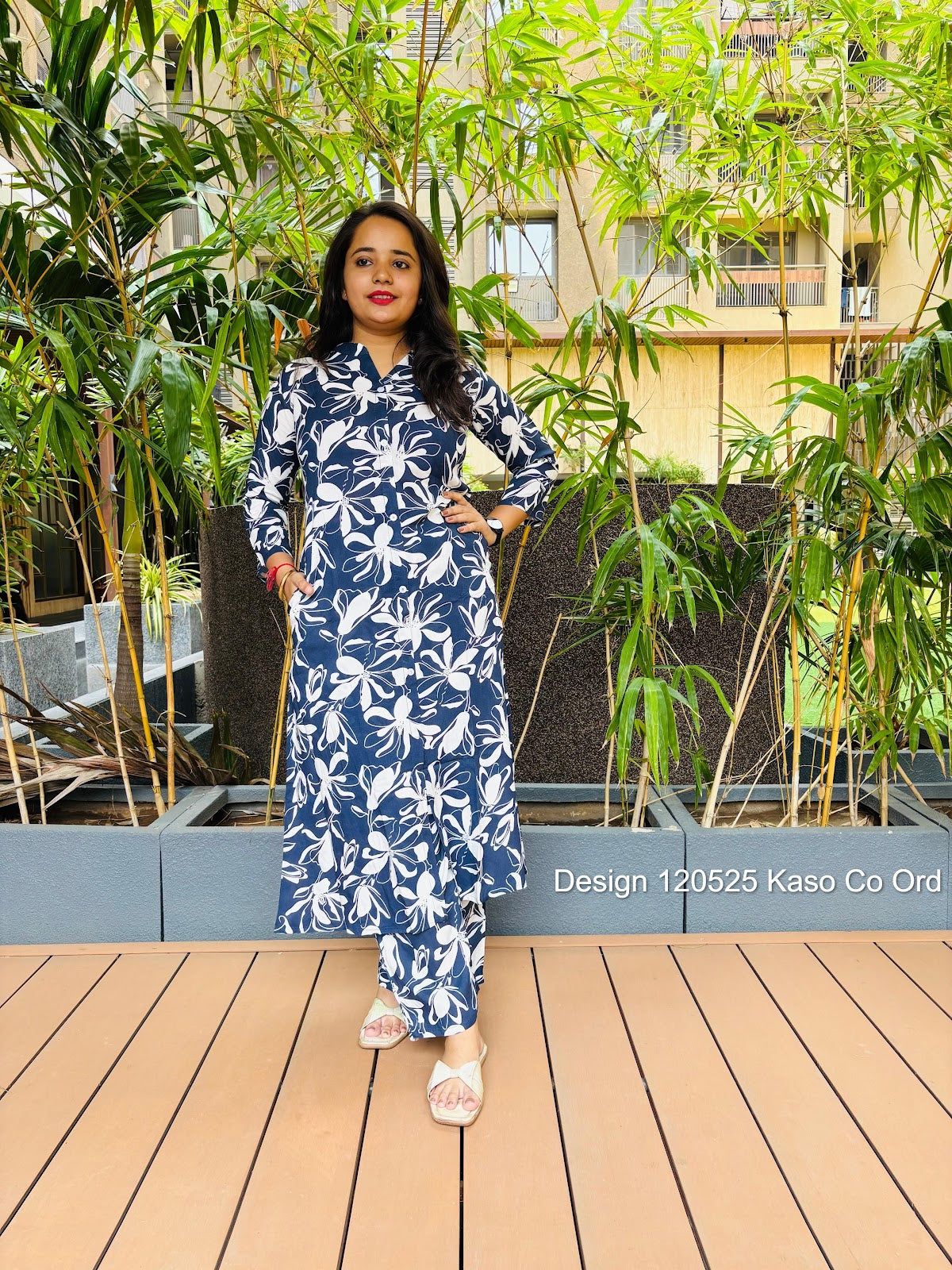 Design 120525 Kaso Rayon Co Ord Set Wholesaler Ahmedabad