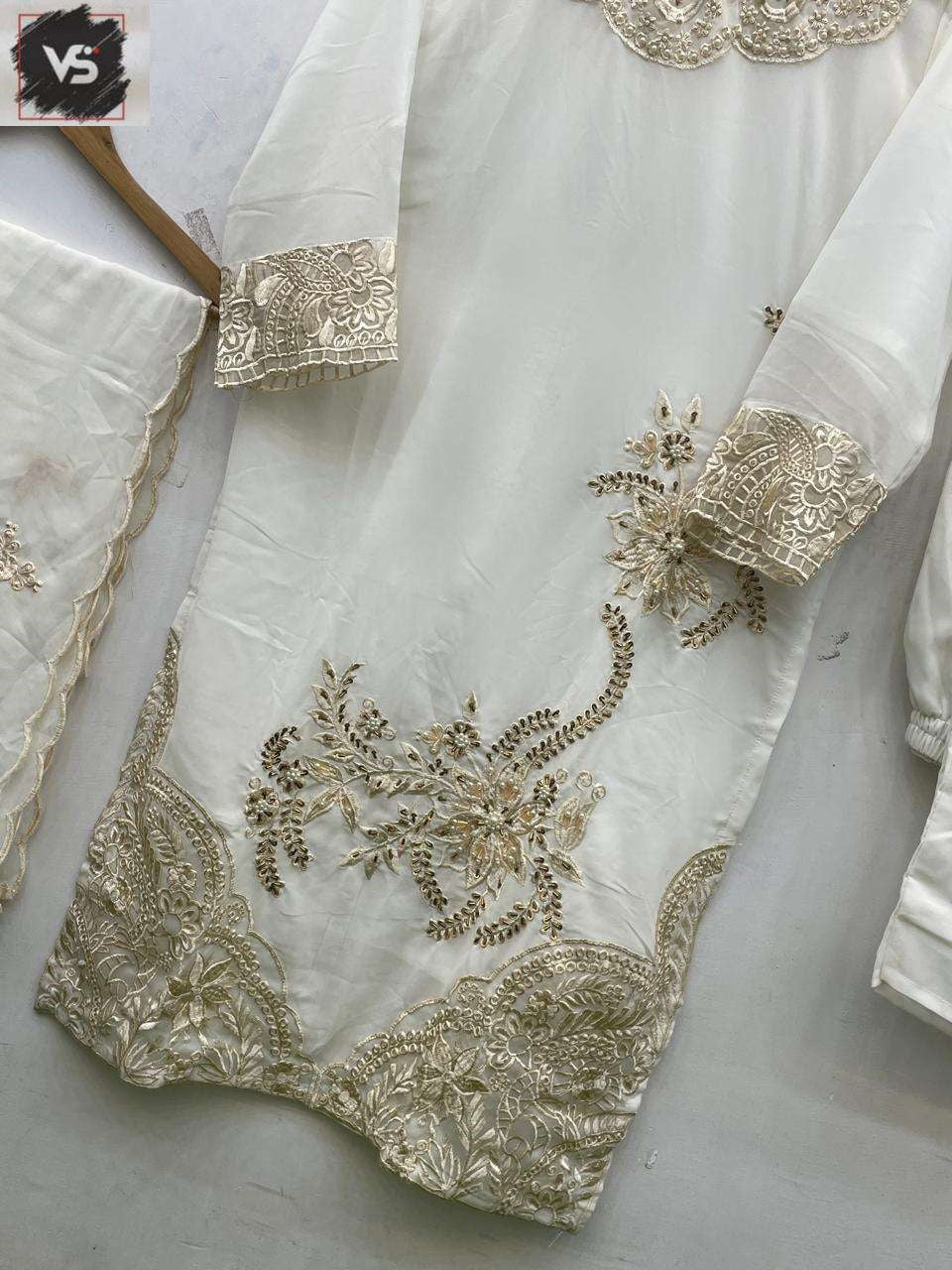 Design 12054 Vs Fashion Faux Georgette Pakistani Readymade Suits Exporter Ahmedabad