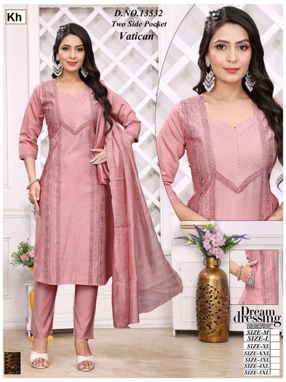 Design 120625 Kh Vatican Readymade Pant Style Suits Supplier Gujarat