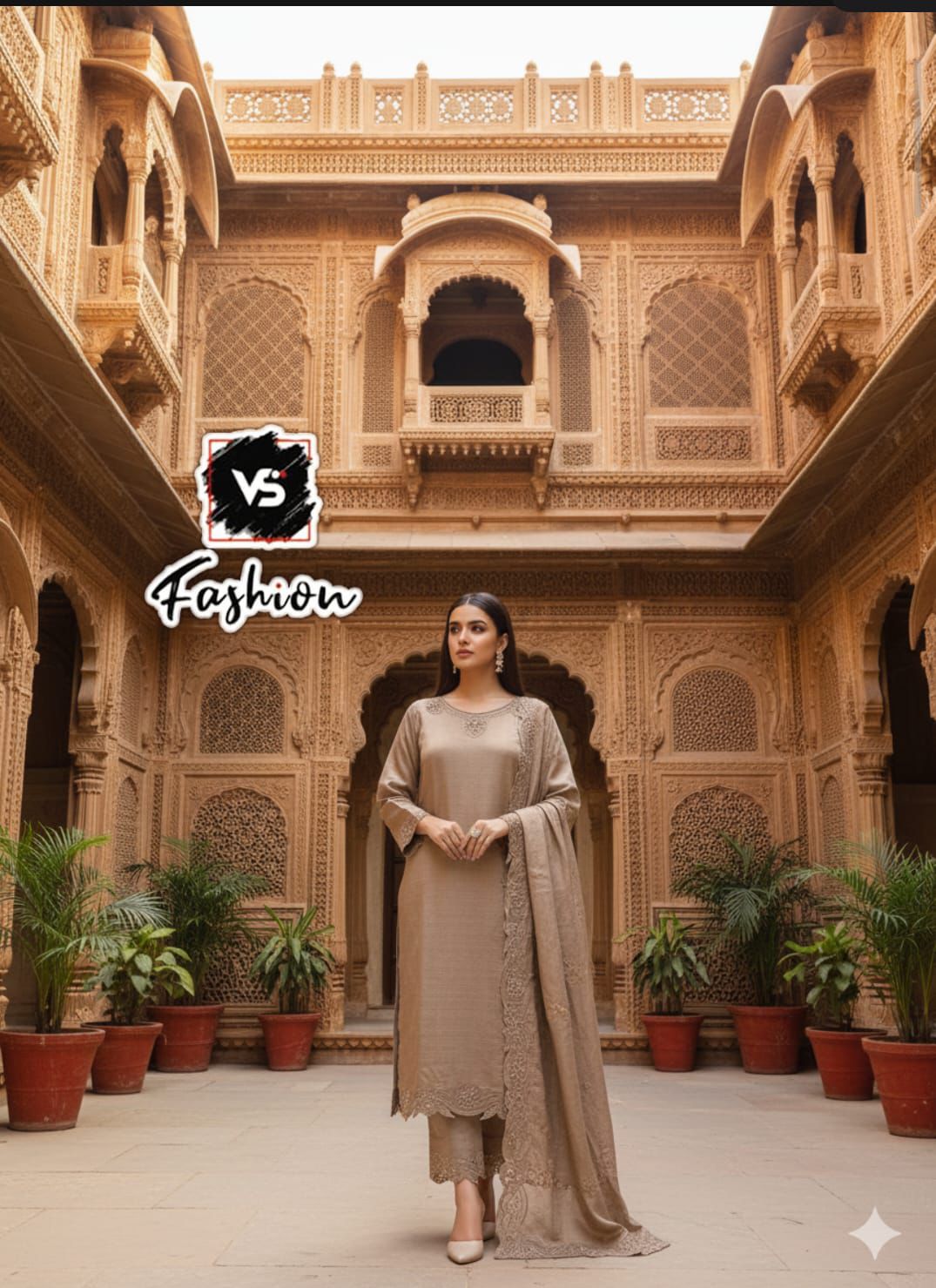 Design 12070 Vs Fashion Vetican Pakistani Readymade Suits Wholesaler