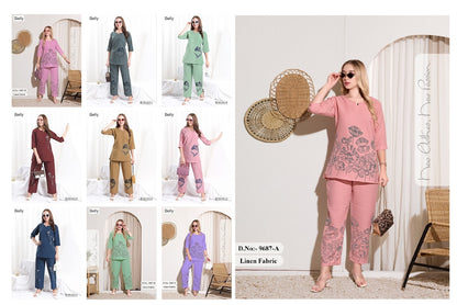 Design 120725 Belly Linen Co Ord Set Manufacturer