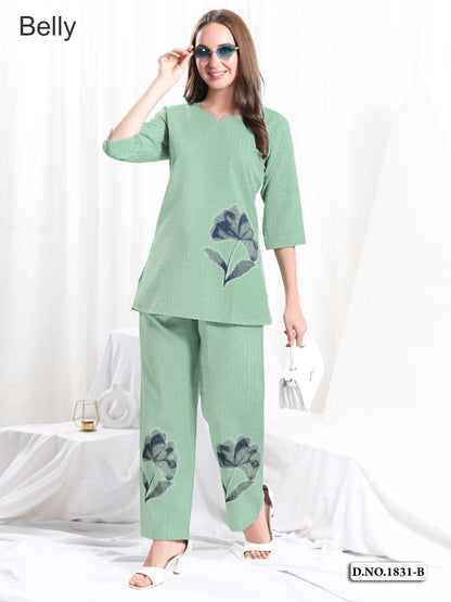 Design 120725 Belly Linen Co Ord Set Manufacturer