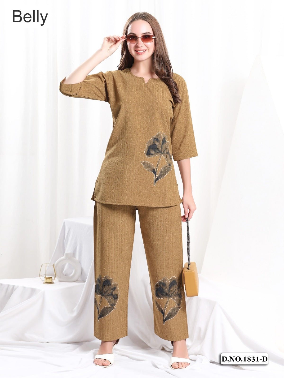 Design 120725 Belly Linen Co Ord Set Manufacturer