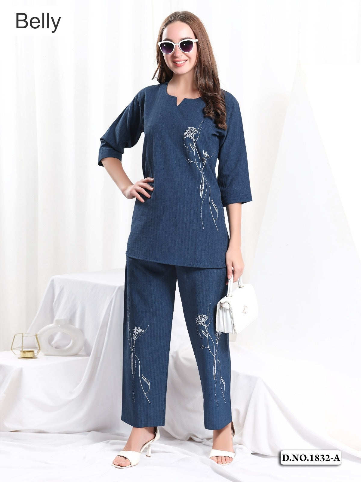 Design 120725 Belly Linen Co Ord Set Manufacturer