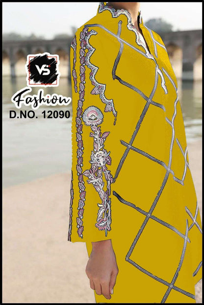 Design 12090 Vs Fashion Roman Pakistani Readymade Suits Wholesaler