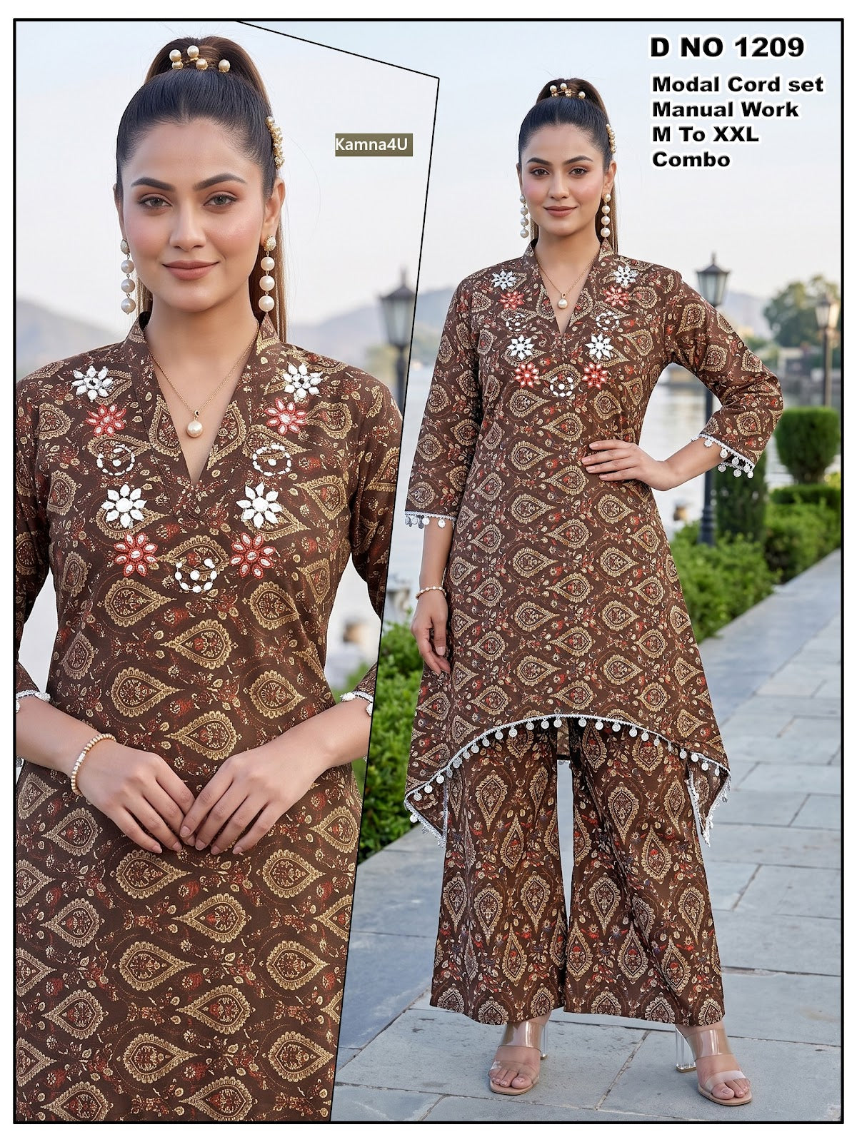 Design 1209 Kamna4U Modal Co Ord Set Exporter