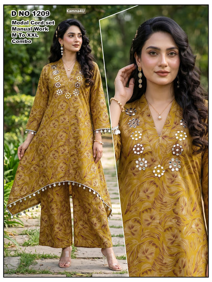 Design 1209 Kamna4U Modal Co Ord Set Exporter