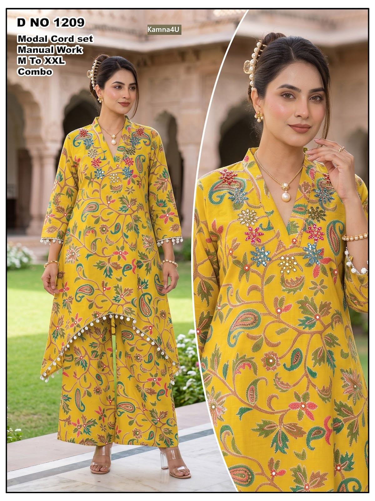 Design 1209 Kamna4U Modal Co Ord Set Exporter
