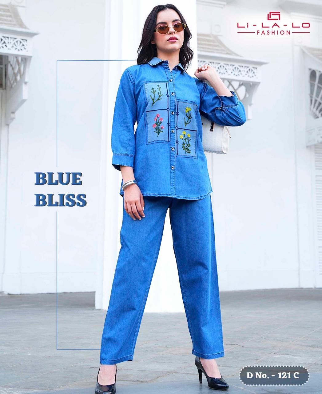 Design 121 Denim Lichi Co Ord Set Supplier