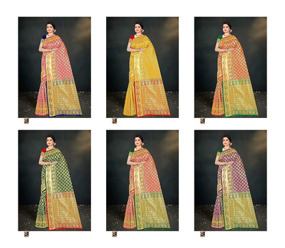 Design 121 Ronisha Banarasi Sarees Wholesale Price