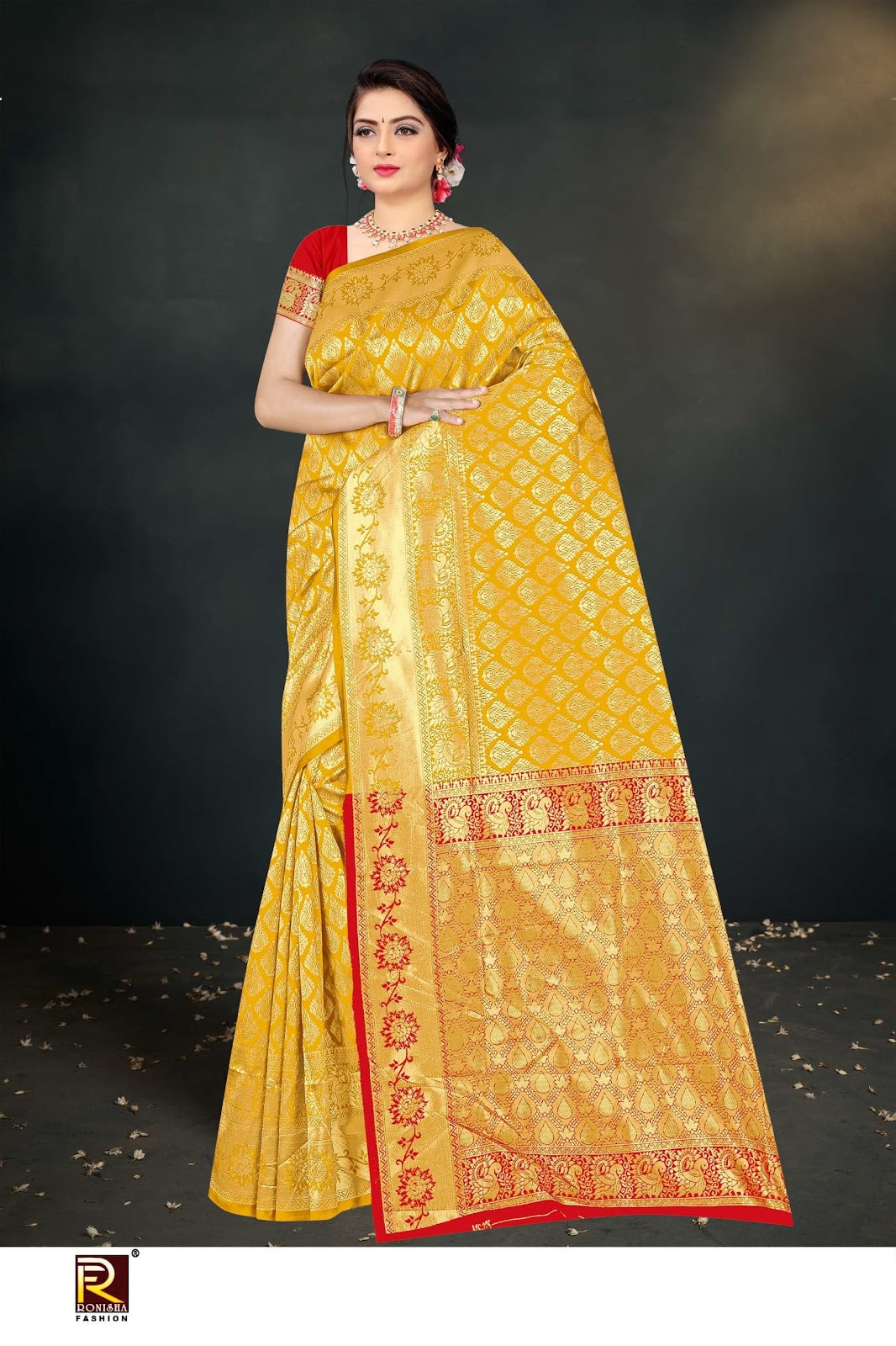 Design 121 Ronisha Banarasi Sarees Wholesale Price