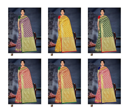 Design 122 Ronisha Banarasi Sarees Manufacturer India
