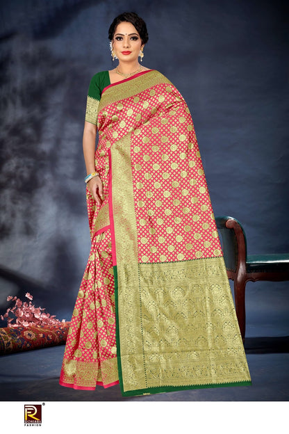 Design 122 Ronisha Banarasi Sarees Manufacturer India
