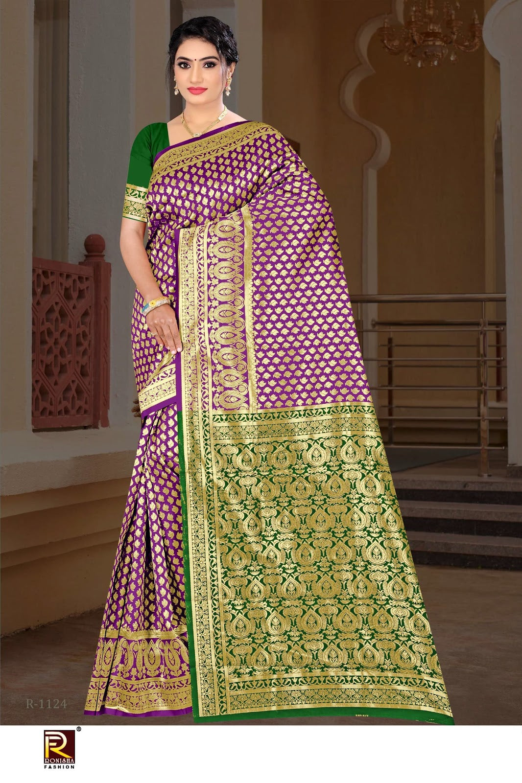 Design 123 Ronisha Banarasi Sarees Supplier India