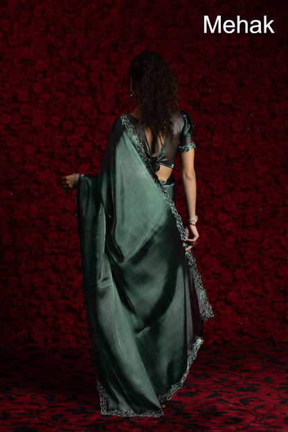 Design 1240A To 1240F Mehak Chiffon Sarees Wholesaler