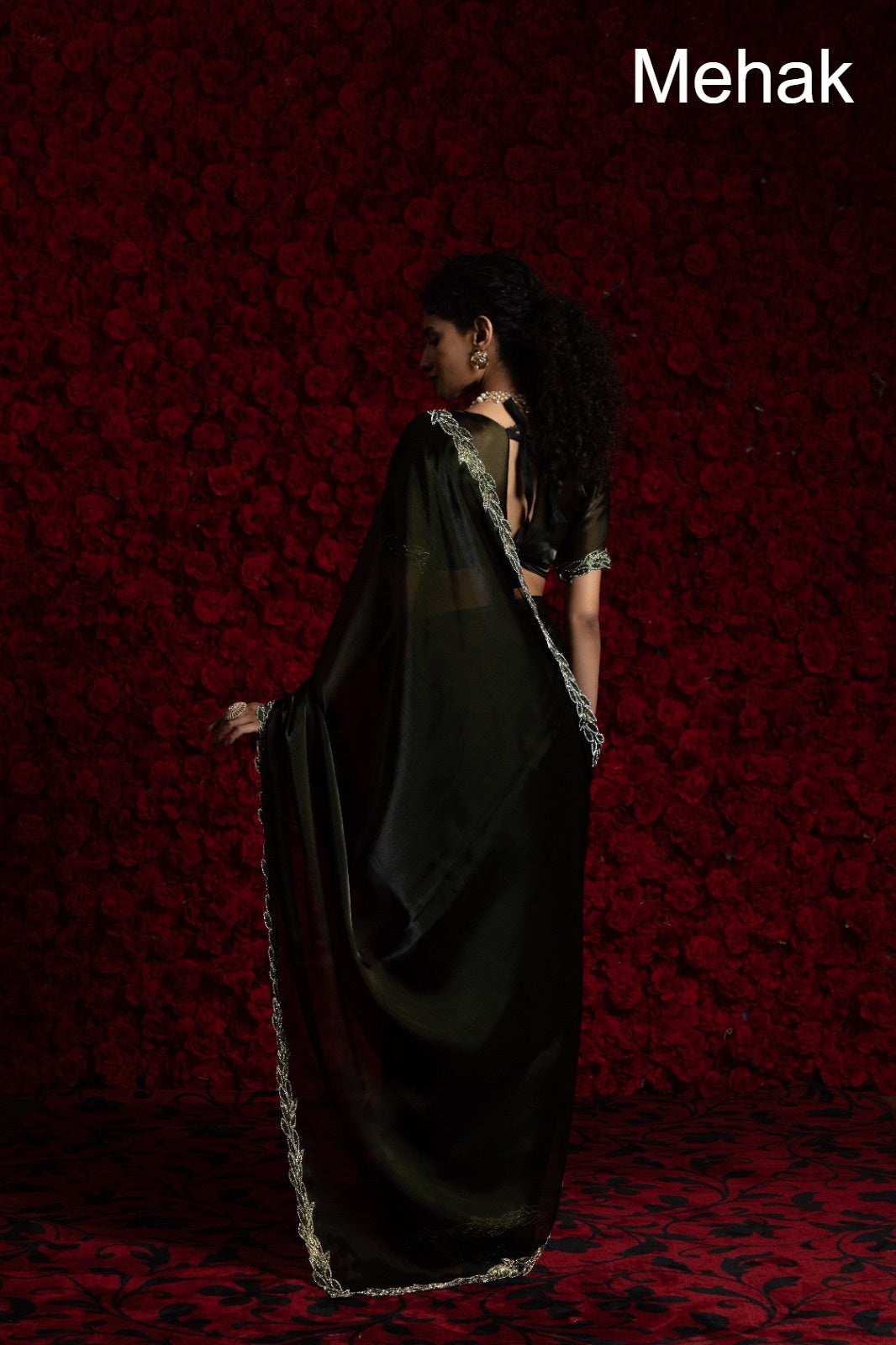 Design 1240A To 1240F Mehak Chiffon Sarees Wholesaler