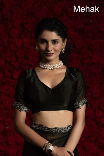 Design 1240A To 1240F Mehak Chiffon Sarees Wholesaler