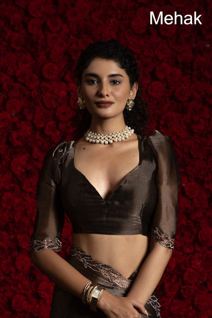 Design 1240A To 1240F Mehak Chiffon Sarees Wholesaler