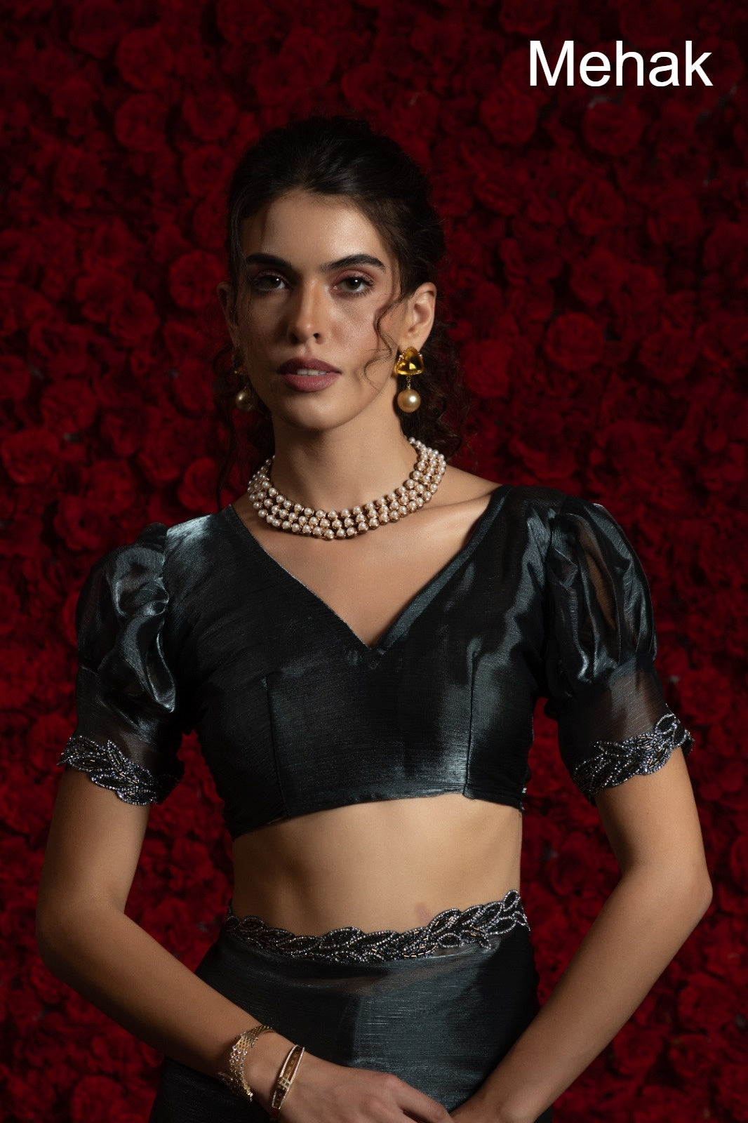 Design 1240A To 1240F Mehak Chiffon Sarees Wholesaler