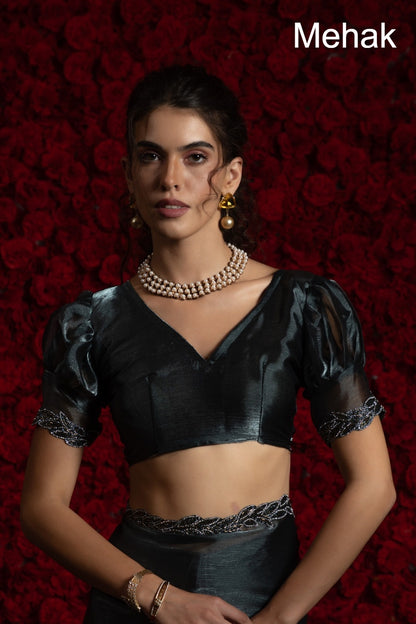 Design 1240A To 1240F Mehak Chiffon Sarees Wholesaler