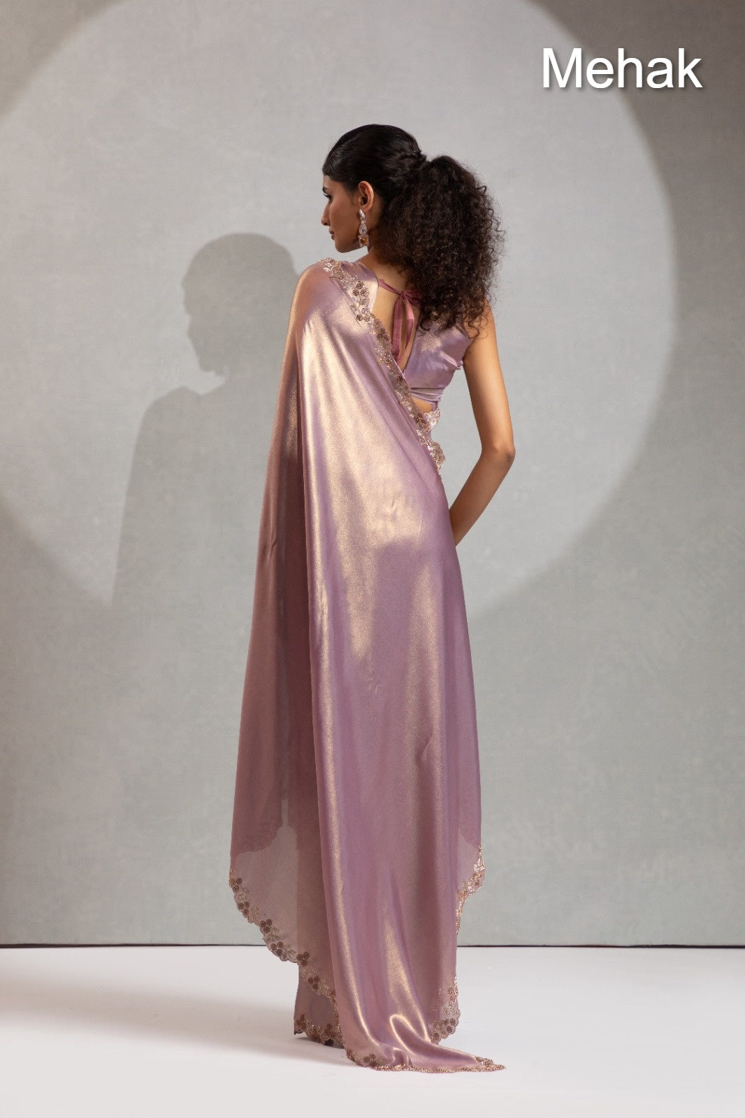 Design 1247A To 1247E Mehak Georgette Sarees Manufacturer Ahmedabad