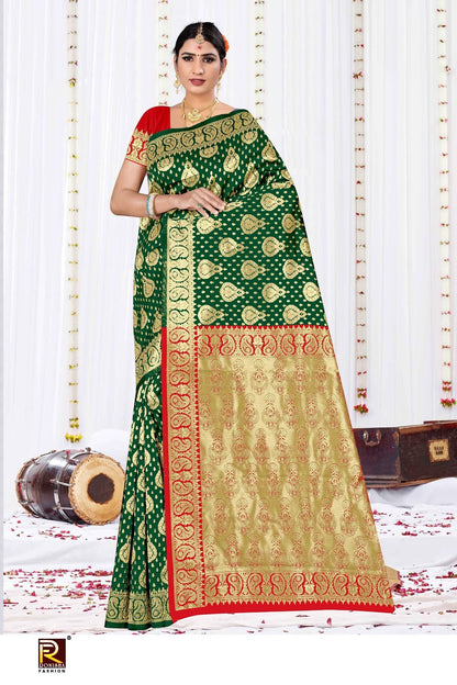 Design 125 Ronisha Banarasi Sarees Wholesale Price