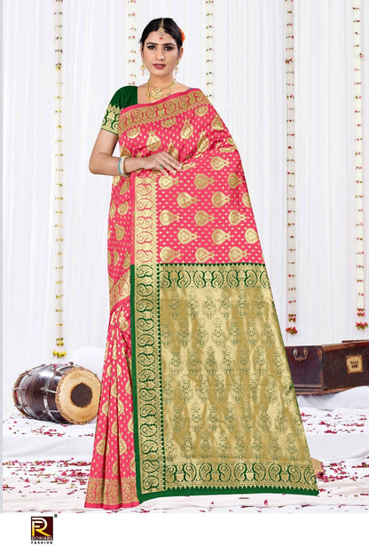 Design 125 Ronisha Banarasi Sarees Wholesale Price