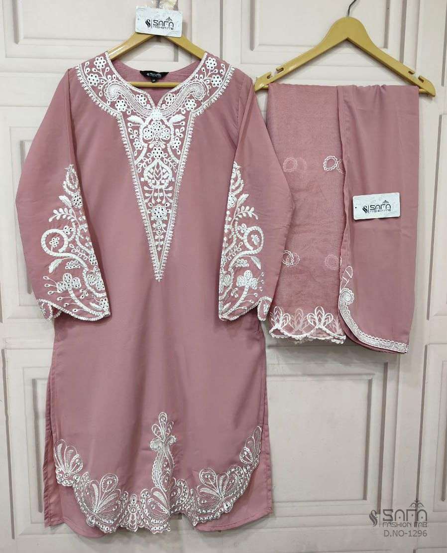 Design 1296 Safa Fashion Fab Soft Pakistani Readymade Suits Wholesale Price