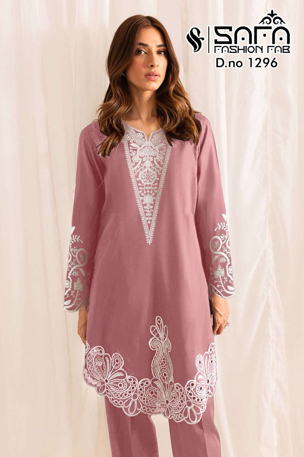 Design 1296 Safa Fashion Fab Soft Pakistani Readymade Suits Wholesale Price