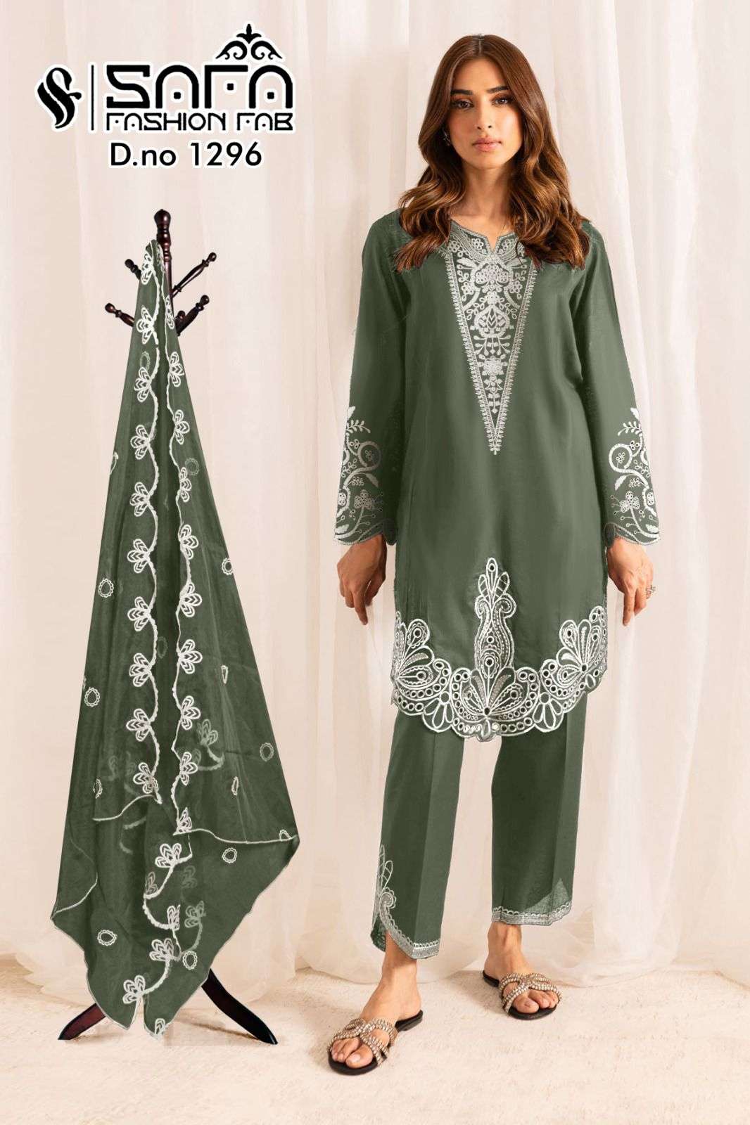 Design 1296 Safa Fashion Fab Soft Pakistani Readymade Suits Wholesale Price