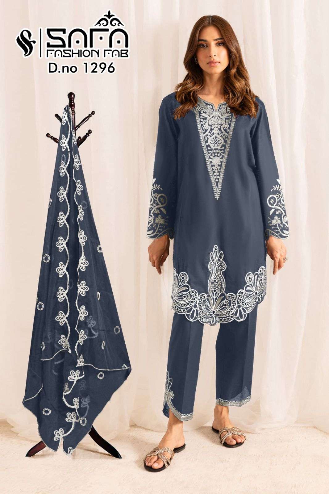 Design 1296 Safa Fashion Fab Soft Pakistani Readymade Suits Wholesale Price