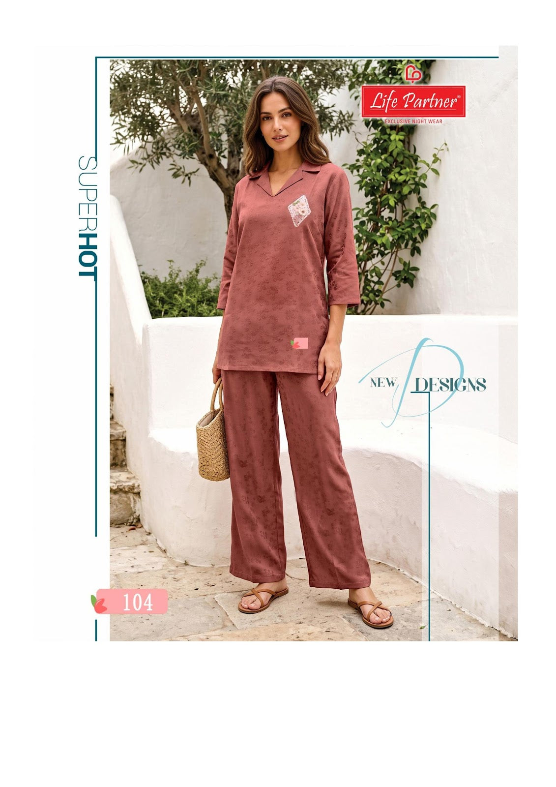Design 13 Kurta Style Life Partner Jacquard Co Ord Set Exporter Gujarat