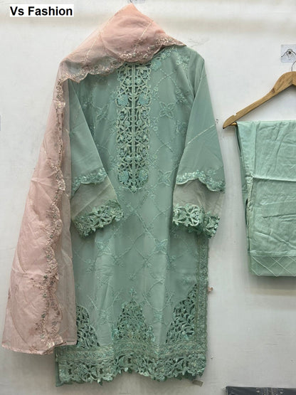 Design 14003 Vs Fashion Fox Georgette Pakistani Readymade Suits Manufacturer Ahmedabad