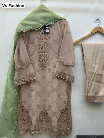 Design 14003 Vs Fashion Fox Georgette Pakistani Readymade Suits Manufacturer Ahmedabad