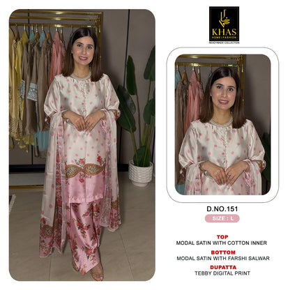Design 140 To 152 Khas Modal Satin Pakistani Readymade Suits Exporter Gujarat