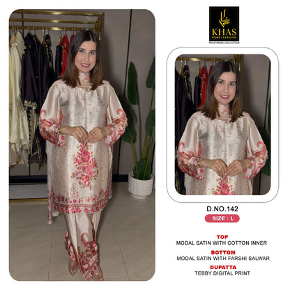 Design 140 To 152 Khas Modal Satin Pakistani Readymade Suits Exporter Gujarat