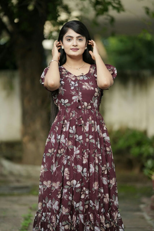 Design 141124 Ruc Georgette One Piece Wholesaler