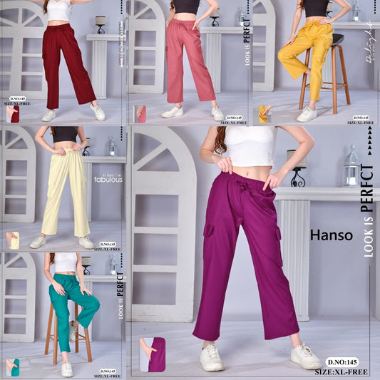 Design 145 Hanso Women Cargo Pants Supplier India