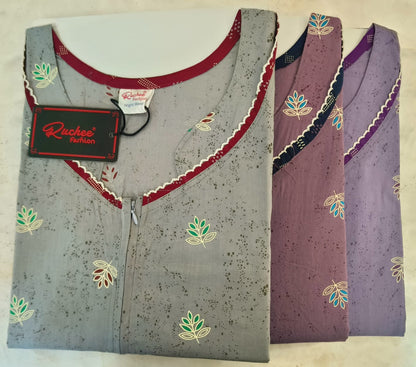 डिज़ाइन 150325 रुची फैशन नाइट गाउन सप्लायर गुजरात