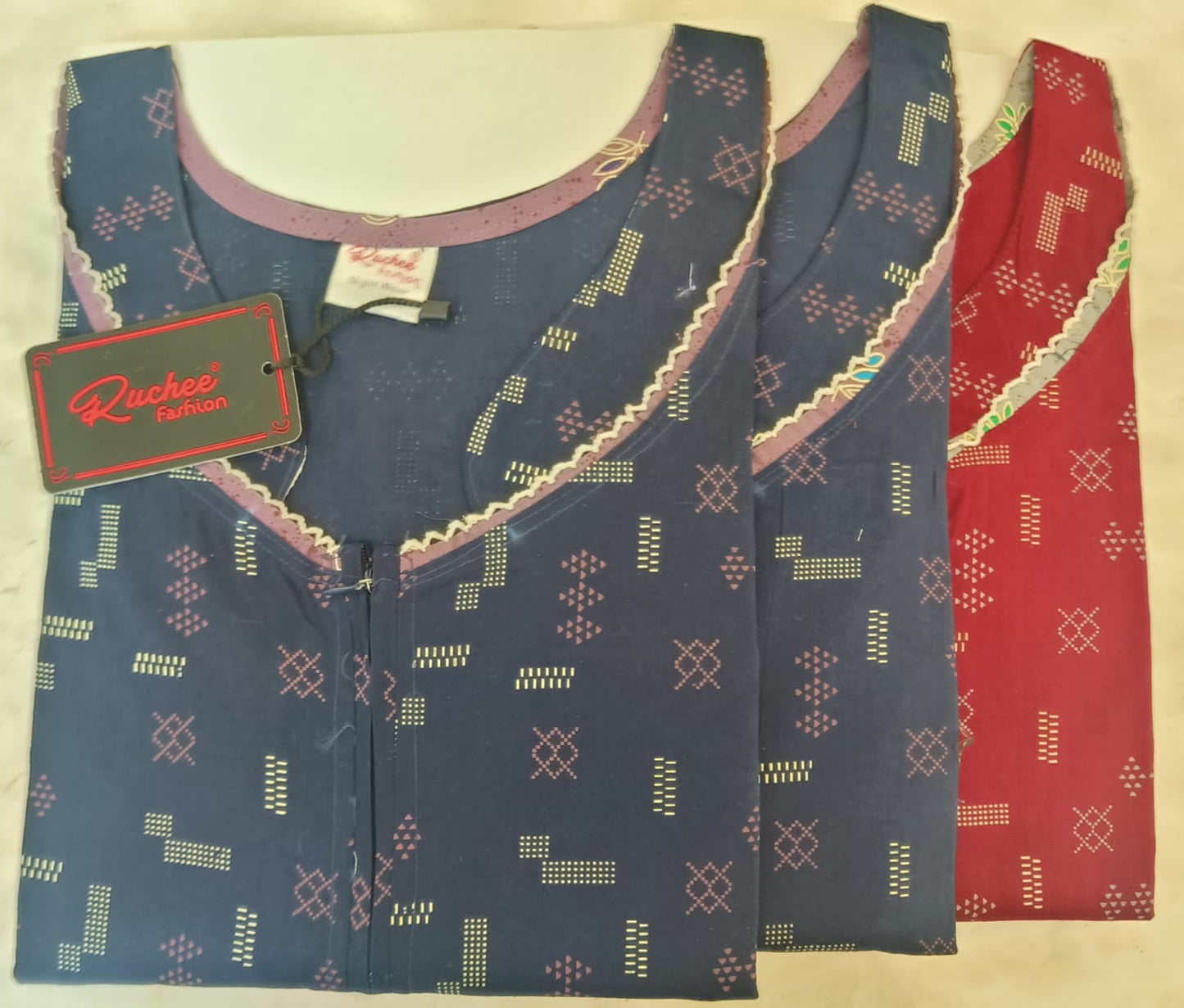 डिज़ाइन 150325 रुची फैशन नाइट गाउन सप्लायर गुजरात