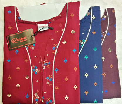 डिज़ाइन 150325 रुची फैशन नाइट गाउन सप्लायर गुजरात