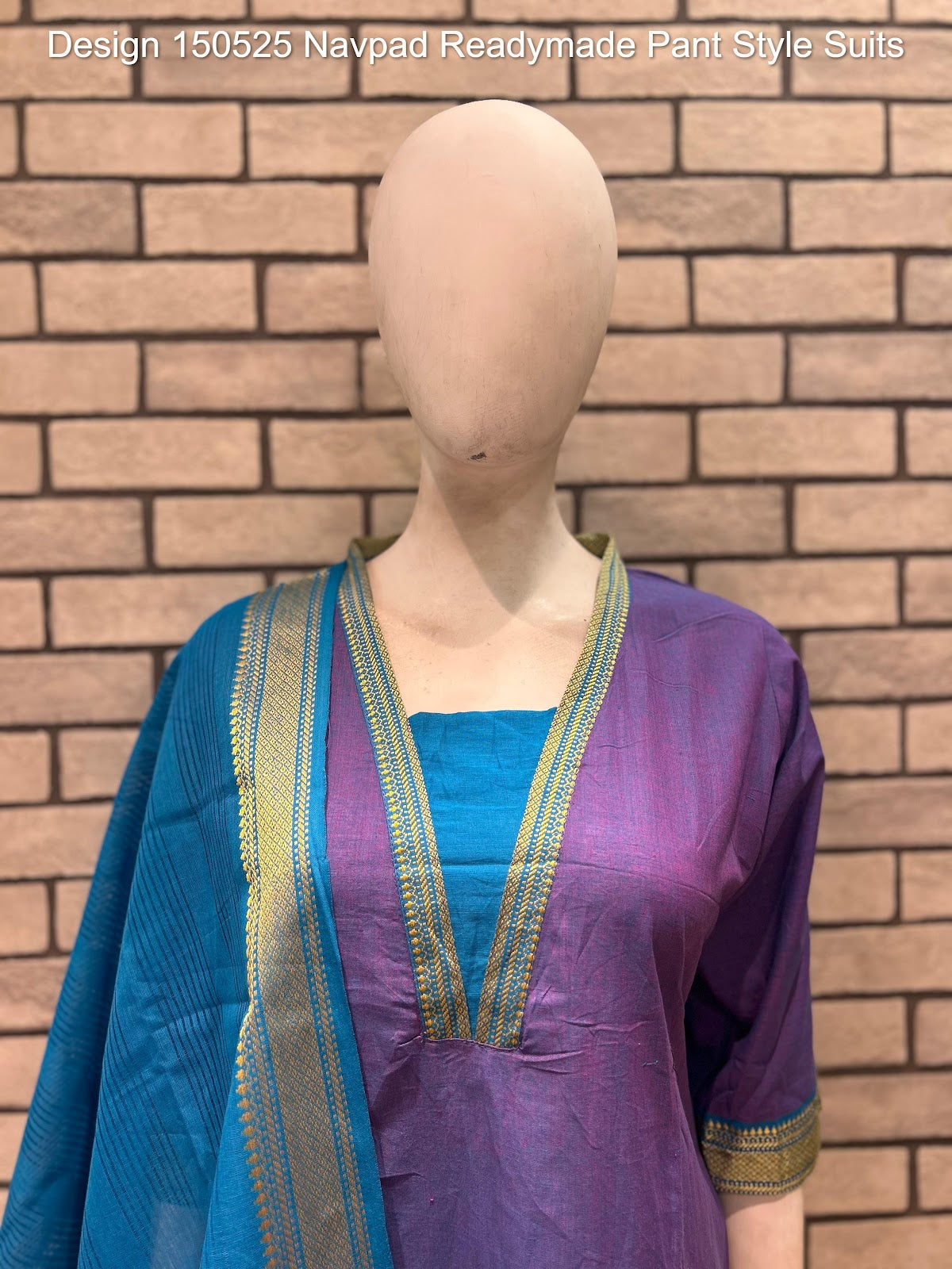 Design 150525 Navpad Bhagalpuri Readymade Pant Style Suits Wholesaler Ahmedabad