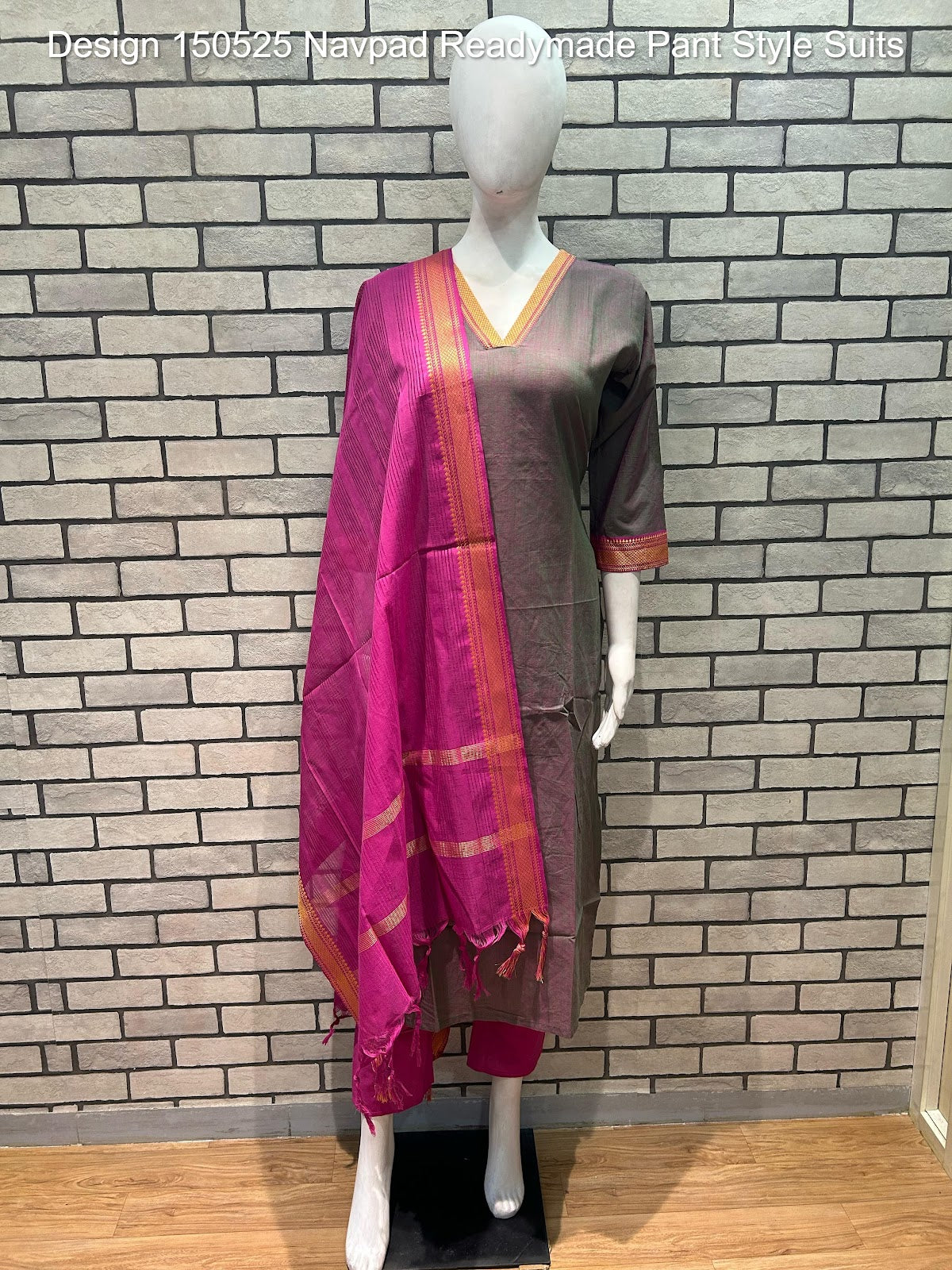 Design 150525 Navpad Bhagalpuri Readymade Pant Style Suits Wholesaler Ahmedabad