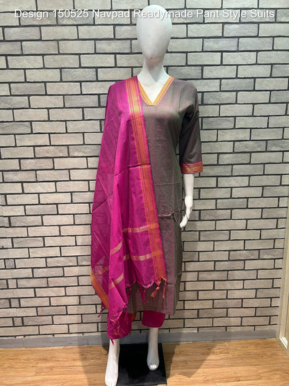 Design 150525 Navpad Bhagalpuri Readymade Pant Style Suits Wholesaler Ahmedabad