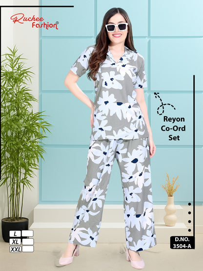 Design 150725 Ruchee Fashion Rayon Co Ord Set Wholesale Price
